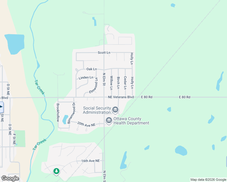 map of restaurants, bars, coffee shops, grocery stores, and more near 2228 Willow Lane in Miami