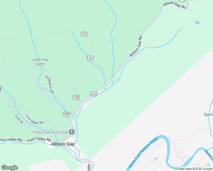 map of restaurants, bars, coffee shops, grocery stores, and more near County Road 613 in Saltville