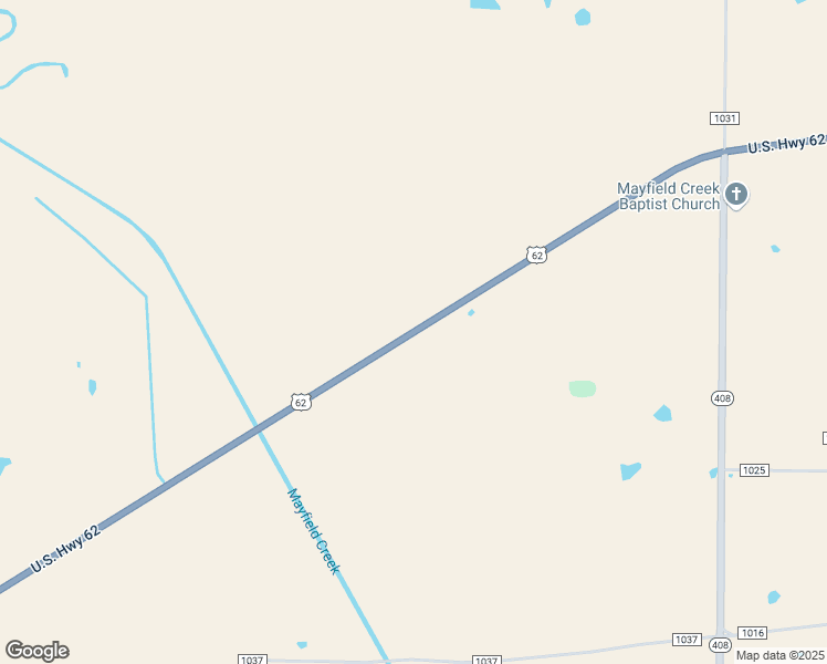 map of restaurants, bars, coffee shops, grocery stores, and more near U.S. 62 in Bardwell