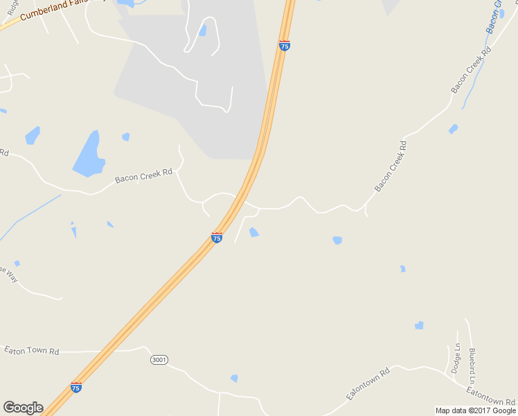map of restaurants, bars, coffee shops, grocery stores, and more near 5 Bacon Creek Road in Corbin
