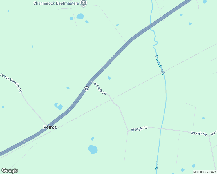 map of restaurants, bars, coffee shops, grocery stores, and more near 270 West Bogle Road in Rockfield