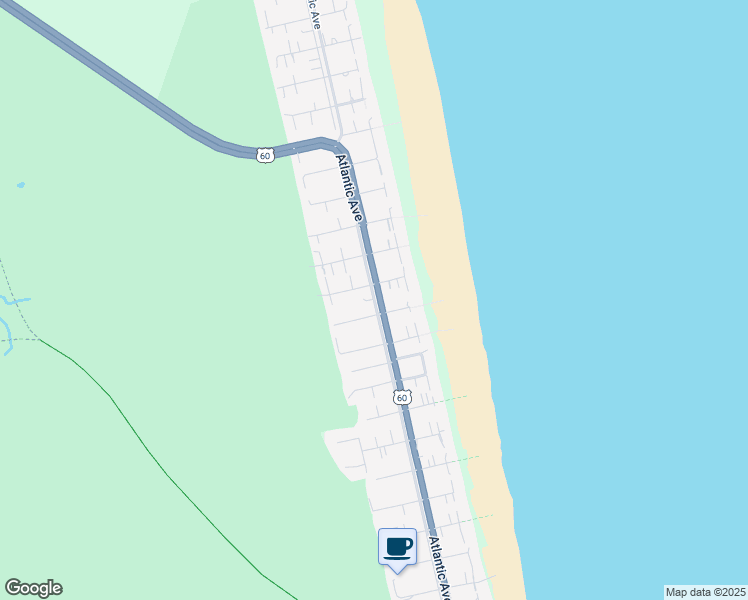 map of restaurants, bars, coffee shops, grocery stores, and more near Atlantic Avenue in Virginia Beach
