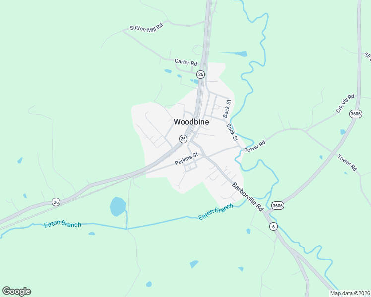 map of restaurants, bars, coffee shops, grocery stores, and more near 81 Kentucky 6 in Woodbine