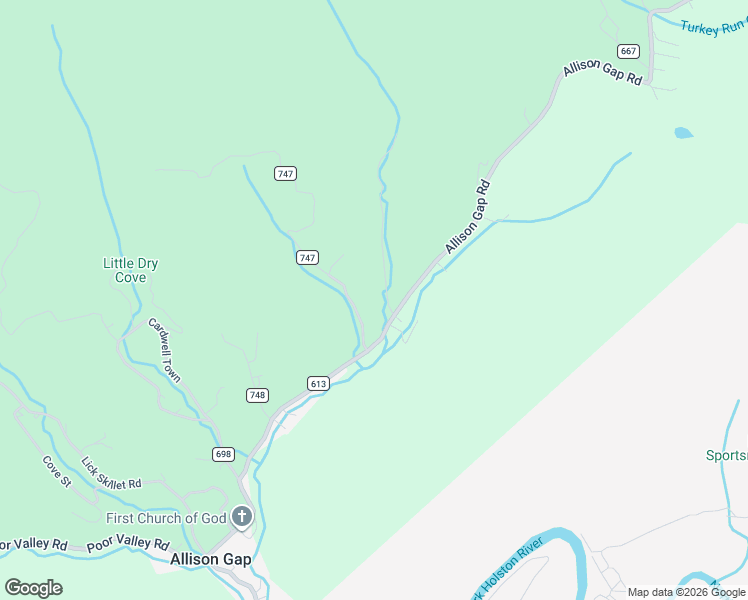 map of restaurants, bars, coffee shops, grocery stores, and more near 112 Falling Rock Road in Saltville