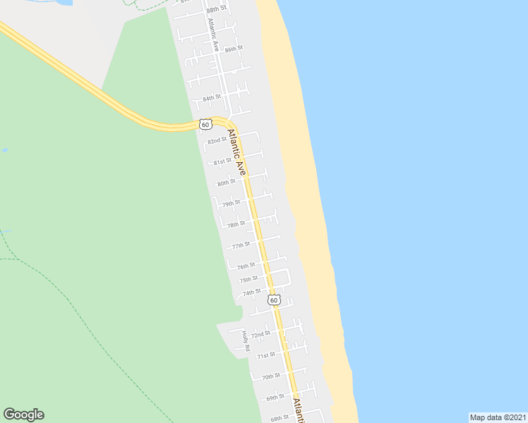 map of restaurants, bars, coffee shops, grocery stores, and more near 125 78th Street in Virginia Beach