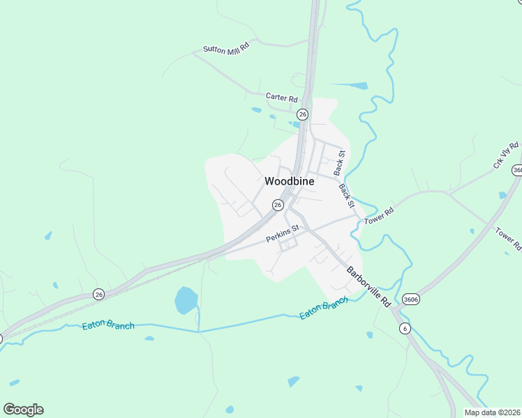map of restaurants, bars, coffee shops, grocery stores, and more near 81 Kentucky 6 in Woodbine