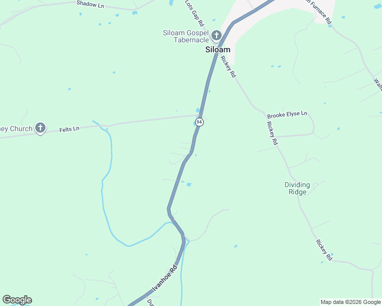 map of restaurants, bars, coffee shops, grocery stores, and more near 1471-1493 Ivanhoe Road in Max Meadows