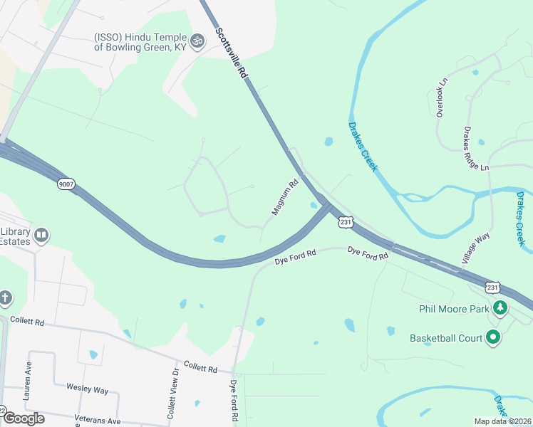 map of restaurants, bars, coffee shops, grocery stores, and more near Magnum Rd in Alvaton