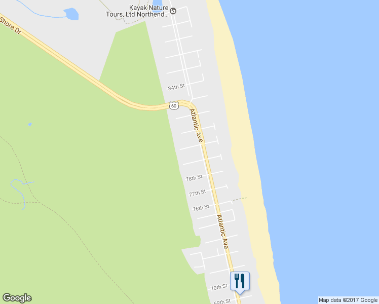 map of restaurants, bars, coffee shops, grocery stores, and more near 210 80th Street in Virginia Beach