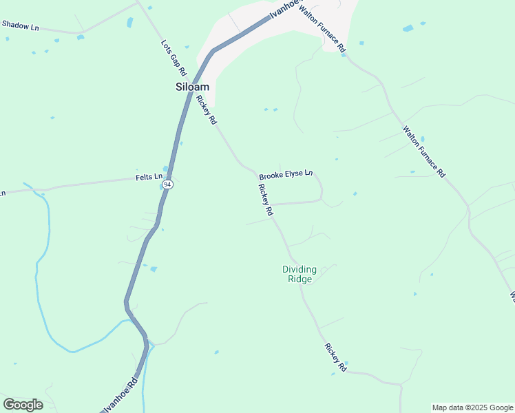 map of restaurants, bars, coffee shops, grocery stores, and more near 359 Rickey Road in Max Meadows