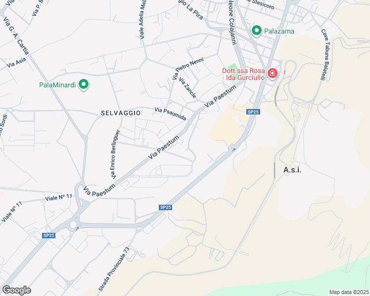 map of restaurants, bars, coffee shops, grocery stores, and more near 41 Via Cupoletti in Ragusa