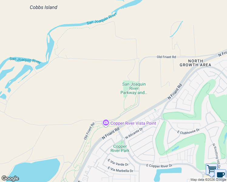 map of restaurants, bars, coffee shops, grocery stores, and more near in Fresno