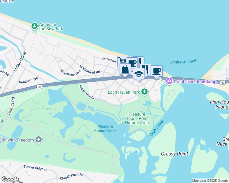 map of restaurants, bars, coffee shops, grocery stores, and more near 3752 Pendleton Avenue in Virginia Beach