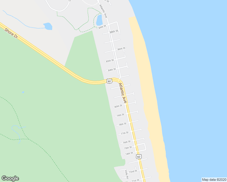 map of restaurants, bars, coffee shops, grocery stores, and more near 212 82nd Street in Virginia Beach