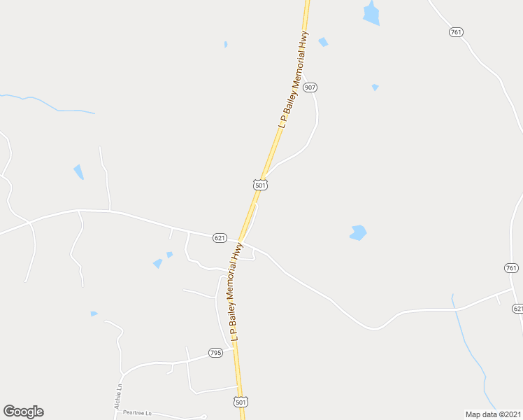 map of restaurants, bars, coffee shops, grocery stores, and more near 12042 L P Bailey Memorial Highway in Nathalie