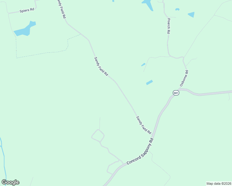 map of restaurants, bars, coffee shops, grocery stores, and more near 15532 Sandy Field Road in Stony Creek