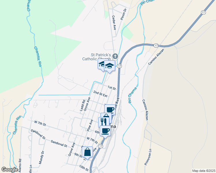 1st Street, Chama NM Walk Score