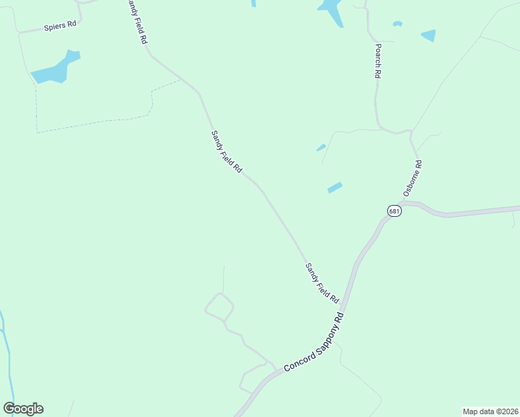 map of restaurants, bars, coffee shops, grocery stores, and more near 15532 Sandy Field Road in Stony Creek