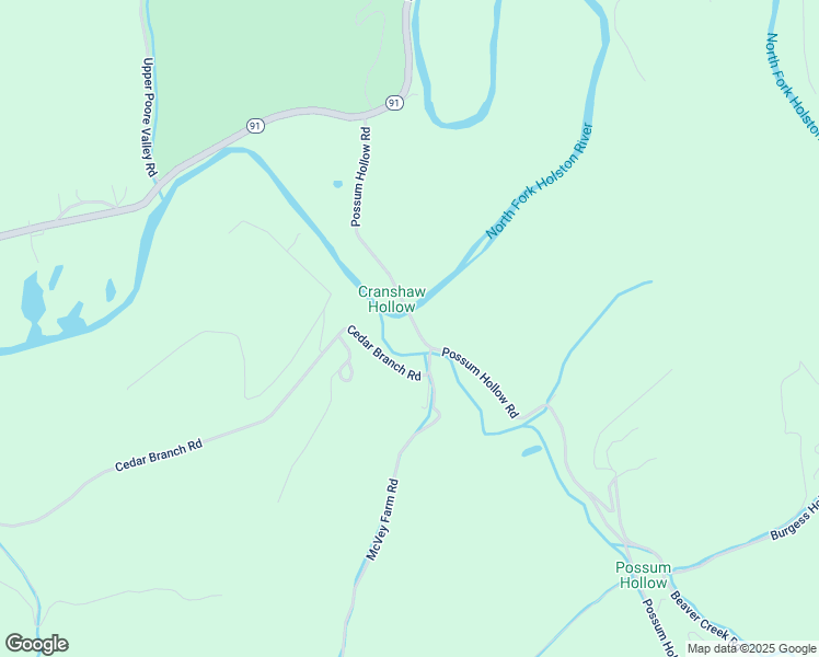 map of restaurants, bars, coffee shops, grocery stores, and more near 308 Possum Hollow Road in Saltville
