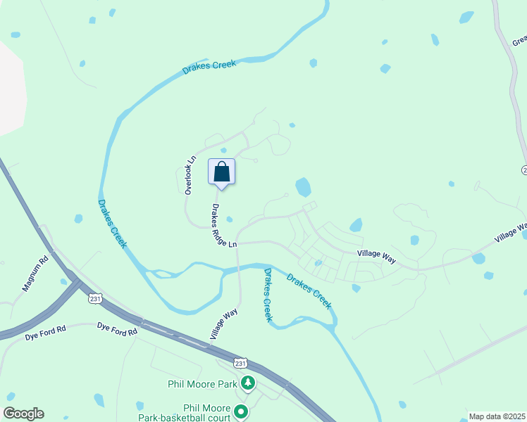 map of restaurants, bars, coffee shops, grocery stores, and more near Club Court in Bowling Green