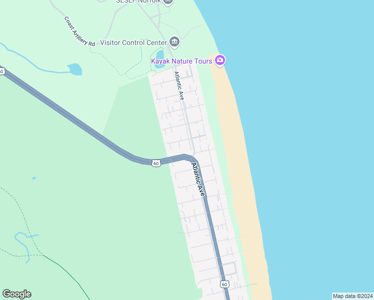 map of restaurants, bars, coffee shops, grocery stores, and more near 208 U.S. 60 in Virginia Beach