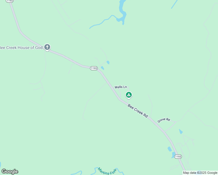 map of restaurants, bars, coffee shops, grocery stores, and more near 111 Wells Lane in Corbin