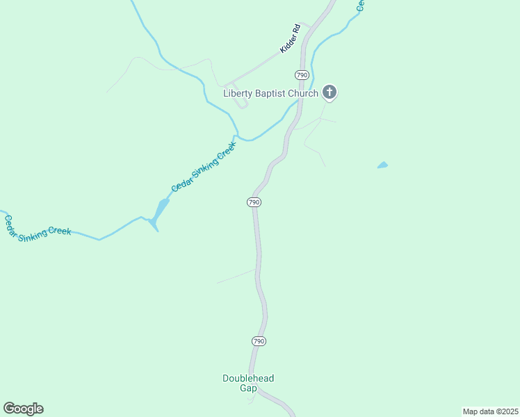 map of restaurants, bars, coffee shops, grocery stores, and more near Highway 790 in Monticello