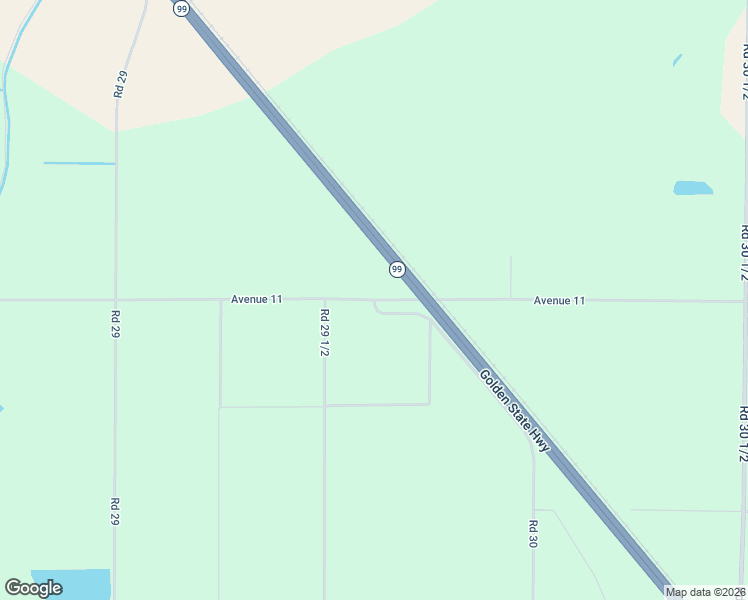 map of restaurants, bars, coffee shops, grocery stores, and more near 16895 Road 30 in Madera