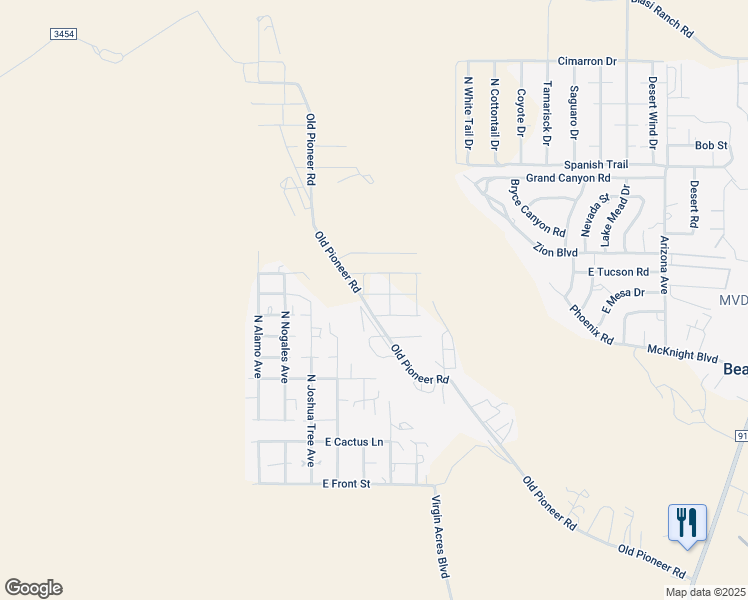 map of restaurants, bars, coffee shops, grocery stores, and more near 626 Old Pioneer Rd in Littlefield