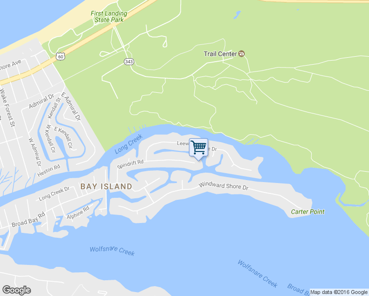 map of restaurants, bars, coffee shops, grocery stores, and more near 2325 Leeward Shore Drive in Virginia Beach