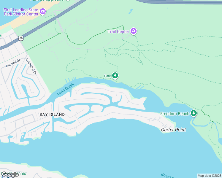 map of restaurants, bars, coffee shops, grocery stores, and more near 2308 Leeward Shore Drive in Virginia Beach