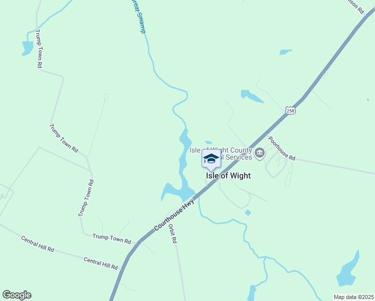 map of restaurants, bars, coffee shops, grocery stores, and more near in Isle of Wight