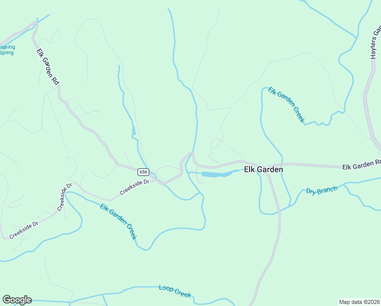 map of restaurants, bars, coffee shops, grocery stores, and more near County Road 656 in Lebanon