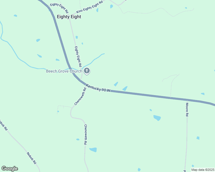 map of restaurants, bars, coffee shops, grocery stores, and more near 9748 Burkesville Road in Summer Shade