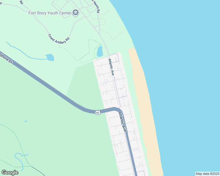 map of restaurants, bars, coffee shops, grocery stores, and more near 203 85th Street in Virginia Beach