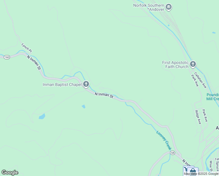 map of restaurants, bars, coffee shops, grocery stores, and more near 293 Don Whitehead Drive in Appalachia