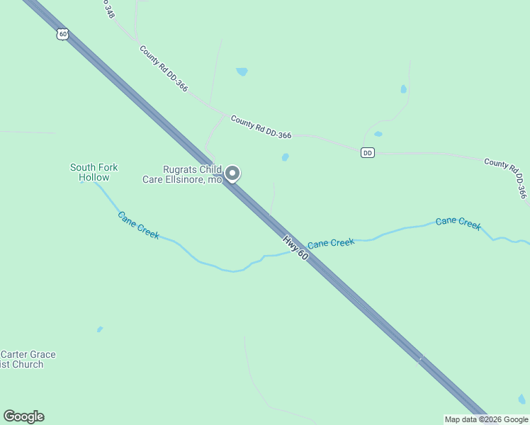 map of restaurants, bars, coffee shops, grocery stores, and more near East US Highway 60 in Ellsinore