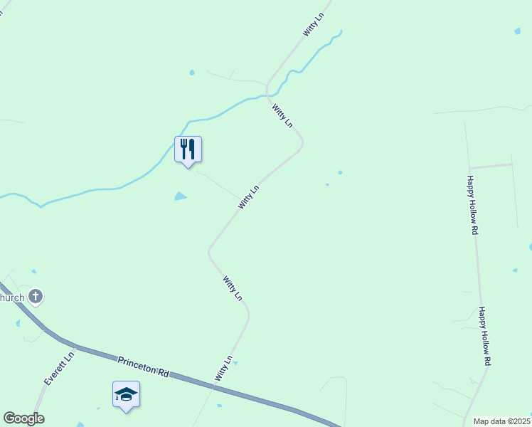 map of restaurants, bars, coffee shops, grocery stores, and more near 2820 Witty Lane in Hopkinsville