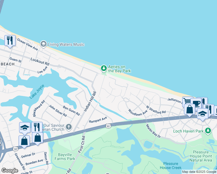 map of restaurants, bars, coffee shops, grocery stores, and more near 3907 Whooping Crane Circle in Virginia Beach