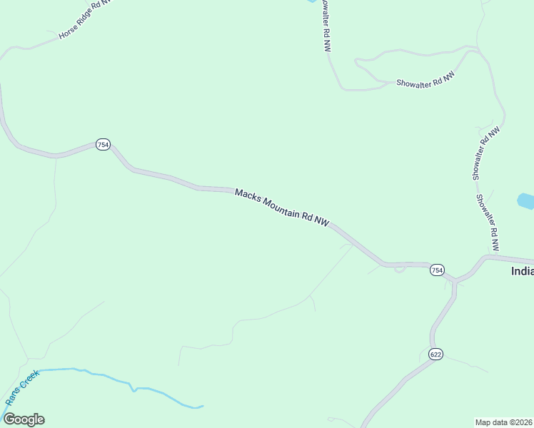 map of restaurants, bars, coffee shops, grocery stores, and more near 455 Macks Mountain Road Northwest in Indian Valley