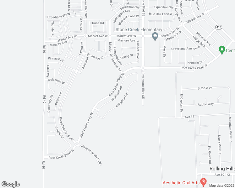 map of restaurants, bars, coffee shops, grocery stores, and more near Highland Road in Madera County