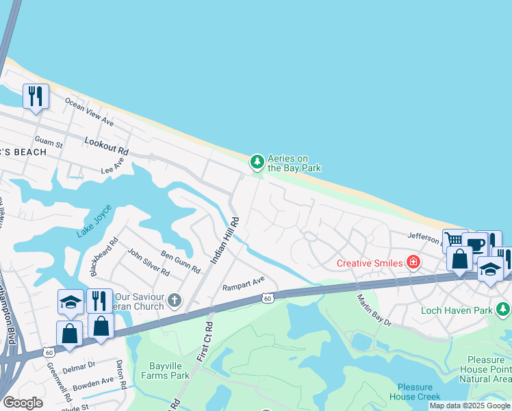 map of restaurants, bars, coffee shops, grocery stores, and more near 2341 Rookery Way in Virginia Beach