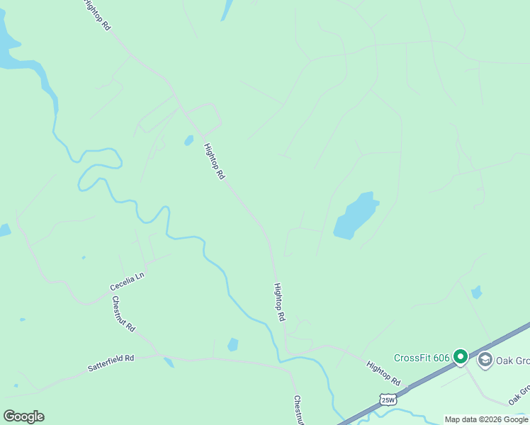 map of restaurants, bars, coffee shops, grocery stores, and more near 876 Hightop Road in Corbin