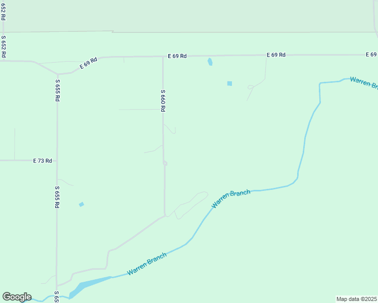 map of restaurants, bars, coffee shops, grocery stores, and more near 7412 South 660 Road in Quapaw