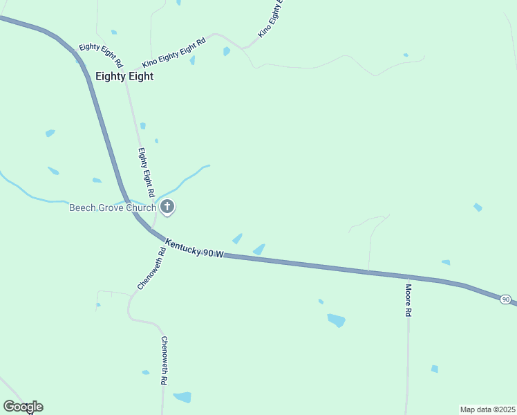 map of restaurants, bars, coffee shops, grocery stores, and more near 9748-11618 Burkesville Road in Summer Shade