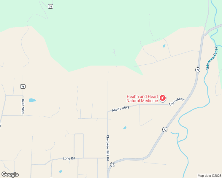 map of restaurants, bars, coffee shops, grocery stores, and more near 66 Cherokee Hills Road in Raton