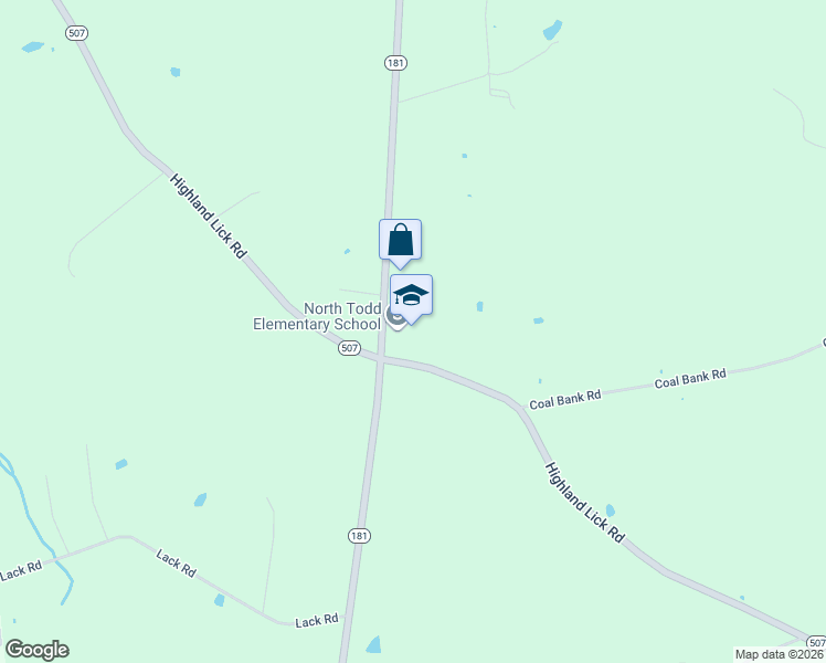 map of restaurants, bars, coffee shops, grocery stores, and more near 7300 Greenville Road in Elkton