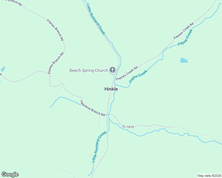 map of restaurants, bars, coffee shops, grocery stores, and more near in Hinkle