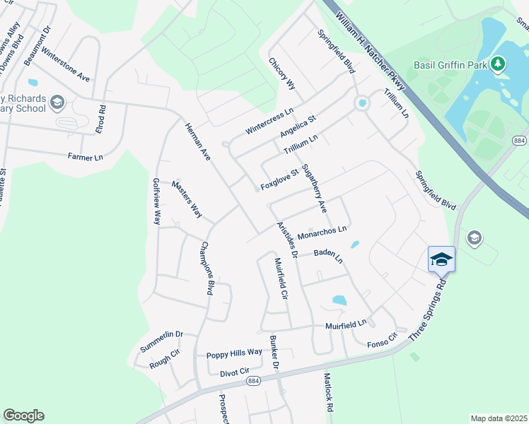 map of restaurants, bars, coffee shops, grocery stores, and more near Herman Avenue in Bowling Green