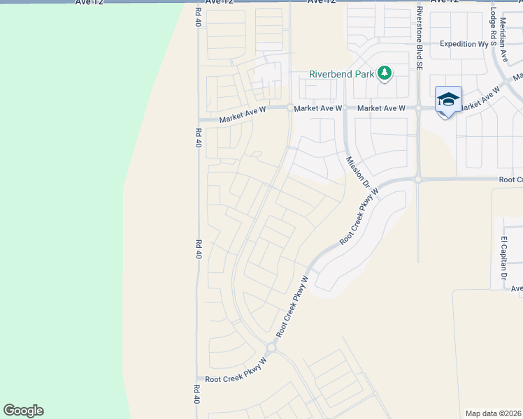 map of restaurants, bars, coffee shops, grocery stores, and more near Riverstone Boulevard Southwest in Madera County